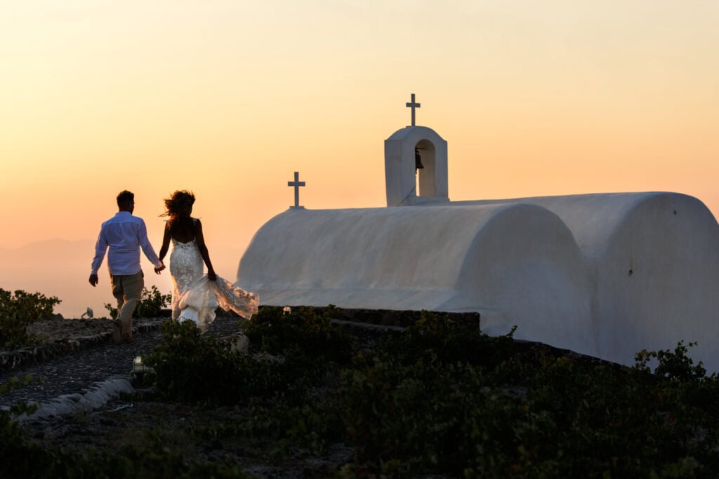 Destination wedding in Pyrgos restaurant - Full gallery